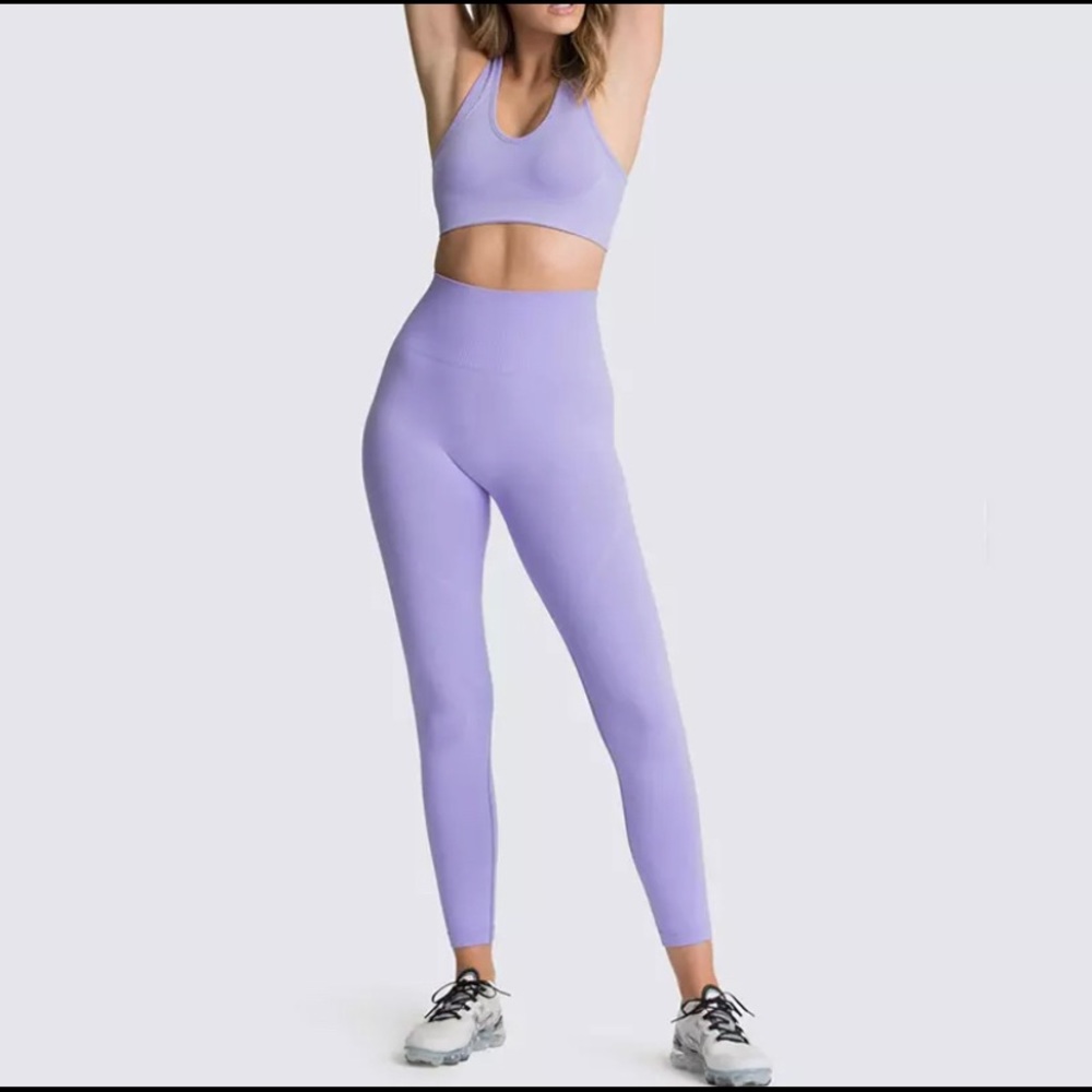 2 Piece Lavender Yoga Set